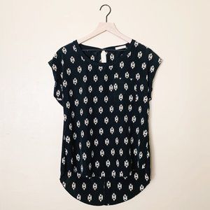 Tea n Rose • Ikat Hi-Lo Sleeveless Blouse